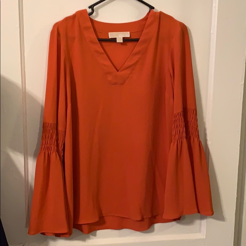 Michael Kors orange shirt